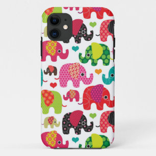 Retro Elefant scherzt Mustertapete title_seo2