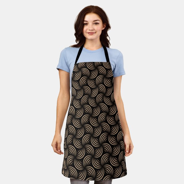Retro Elegance 3D Schürze - Cook in Style! (Getragen)