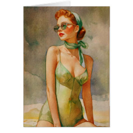 Retro Elegance: Beach Chic