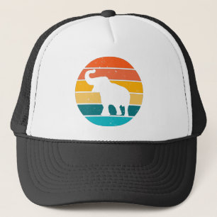 Retro Elephant Truckerkappe