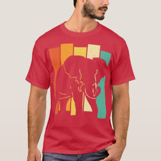 Retro Elephant Wildlife Vintag Africa Elephant T-Shirt