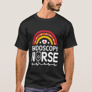 Retro Endoskopie-Krankenschwester Würdigung Gastro T-Shirt