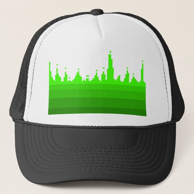 Retro Equalizer Truckerkappe (Vorderseite)