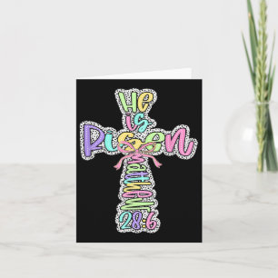 Retro er ist riskiert Kreuz Auferstehung Jesus Karte