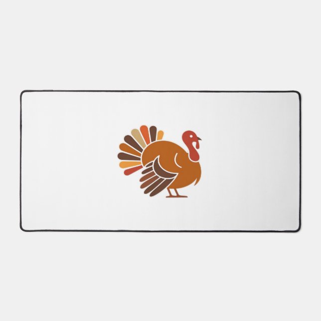 Retro Erntedank Türkei - Fall Harvest Design Cl Schreibtischunterlage (Vorderseite)