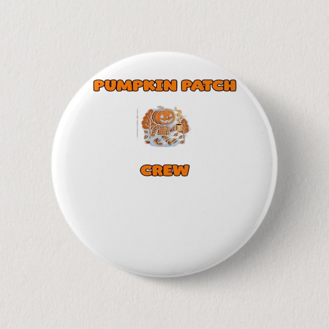 Retro Erntedank Türkei - Fall Harvest Design Ov Button (Vorderseite)