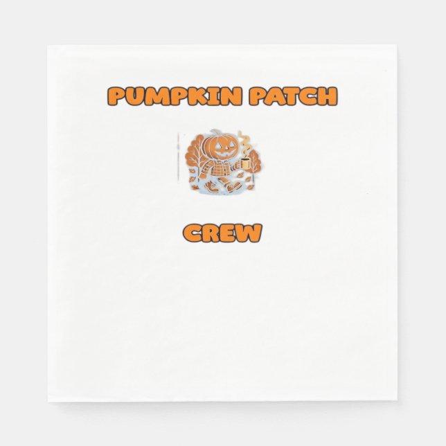 Retro Erntedank Türkei - Fall Harvest Design Ov Serviette (Vorderseite)