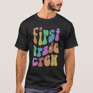 Retro Erste Klasse Crew Hallo 1 Gr Rosa 1 T-Shirt