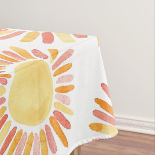 Retro Erster Ausflug rund um die Sun Birthday Part Tischdecke
