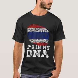 Retro Es befindet sich in meinem DNA-Thailand-Flag T-Shirt