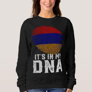 Retro Es befindet sich in meiner DNA Fingerprint A Sweatshirt