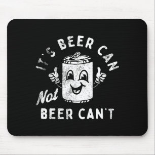 Retro Es Ist Bier Kann Nicht Bier Kann Nicht Lusti Mousepad