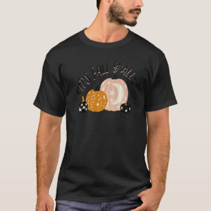 Retro Es ist Fall Y'all Pumpkin Jahreszeit Fall Vi T-Shirt