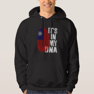Retro Es Ist In Meiner DNA Taiwan Fingerabdruck Ta Hoodie