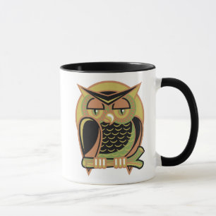 Retro-Eulen-Design, Retro-Eulen-Design Tasse