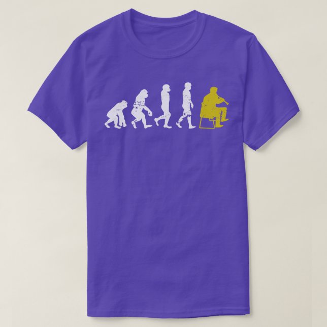 Retro Evolution Klarinette T-Shirt (Design vorne)