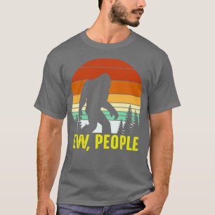 Retro Ew People Bigfoot Sasquatch Yeti T-Shirt
