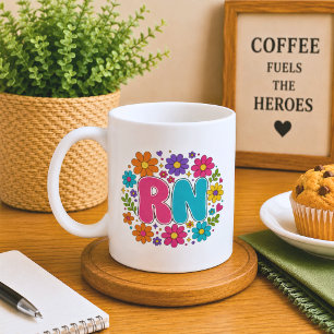 Retro examinierte Krankenschwester Kaffeetasse