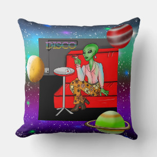 Retro Extraterrestrial in der Disco Lounge aus den Kissen