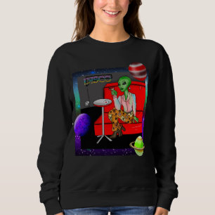 Retro Extraterrestrial in der Disco Lounge aus den Sweatshirt