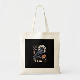 Retro F-Caw-F Vogel Krähe Lustige Krähe Vogel Kräc Tragetasche