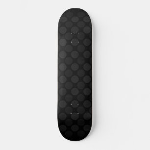 Retro Faded Black Circles Skateboard