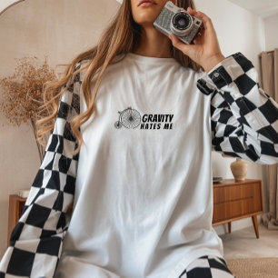 Retro Fahrrad Mädchen Ironie schwarz Tri-Blend Shirt