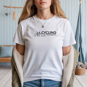 Retro-Fahrrad Mädchen Ironie schwarz Tri-Blend Shirt