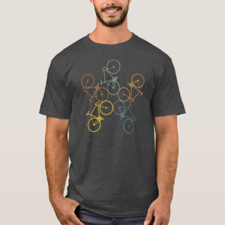Retro Fahrrad-T - Shirt