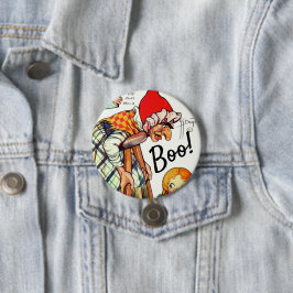 Retro Fairy Tale Halloween 🎃 Papierpuppen Danke Y Button