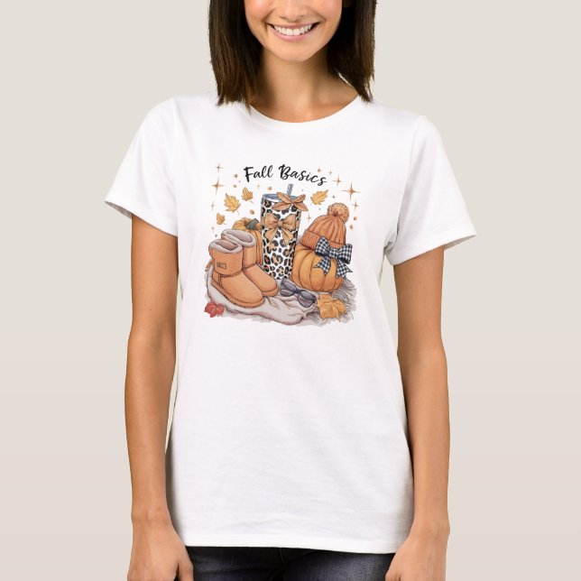 Retro Fall Coquette T-Shirt (Vorderseite)