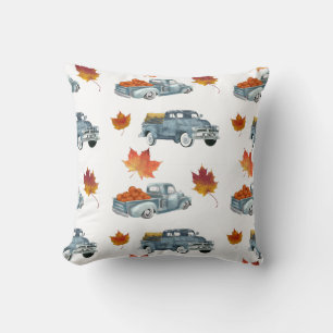 Retro Fall Trucks Kissen