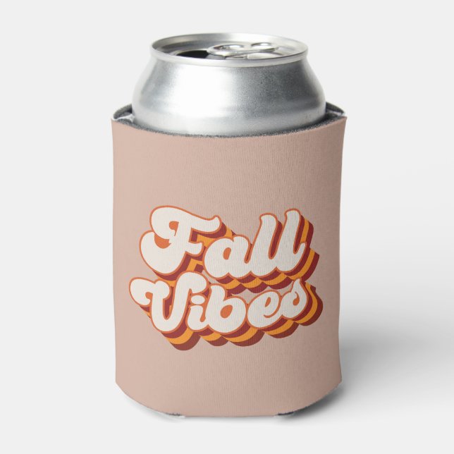 Retro Fall Vibes Dosenkühler (Kanne Vorderseite)