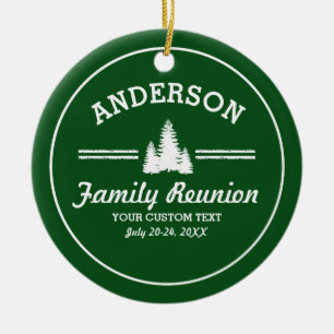 Retro Familien-Wiedersehen oder lösen   rustikale Keramik Ornament