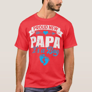 Retro Family Stolz New Papa Es ist eine junge Gend T-Shirt
