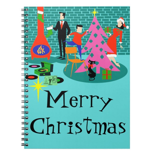 Retro Family Trimming le Carnet de l'arbre de Noël (Devant)