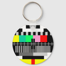 Retro-Farb-TV-Testbildschirm