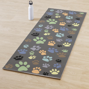 Retro-Farben - Drucke von Hunden oder Katzen Yogamatte