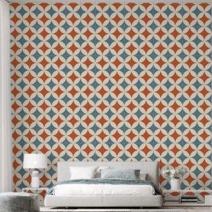 Retro Farben Mitte Jahrhundert Moderne Kreise Tapete