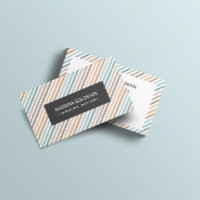 Retro farbenfroh blau Beige goldene Streifen Paste