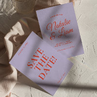 Retro farbenfrohe helle Funky Bold moderne Hochzei