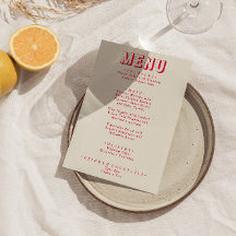 Retro farbenfrohe helle Funky Modern Bold Wedding