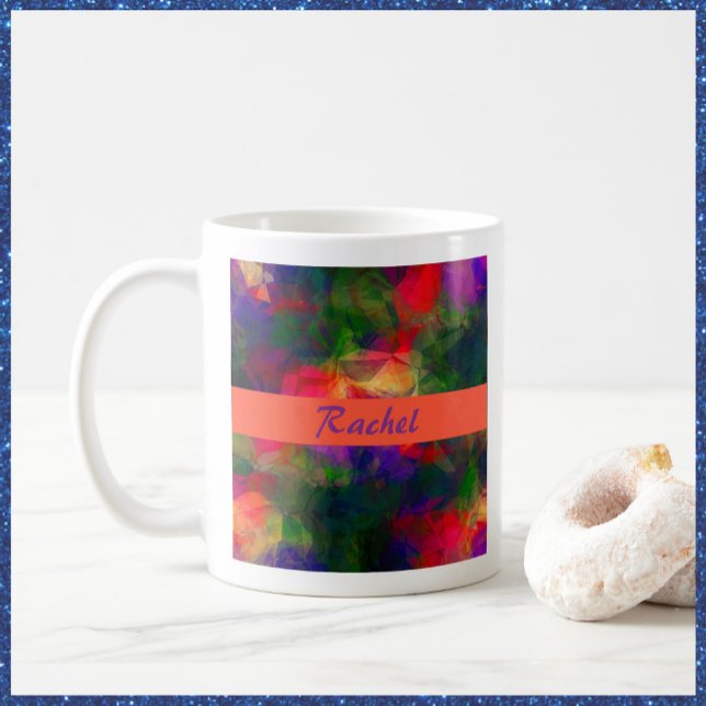 Retro farbenfrohe Hippie Kaffeetasse (Von Creator hochgeladen)