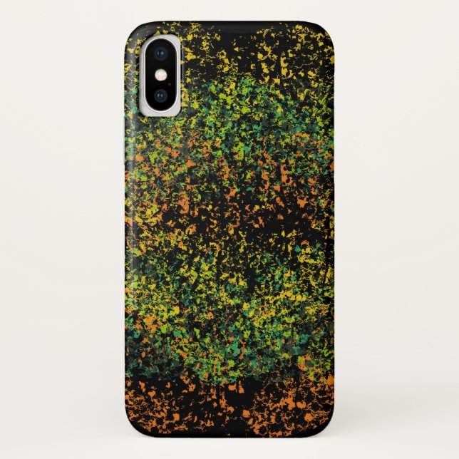 Retro farbenfrohe Lippen Case-Mate iPhone Hülle (Rückseite)