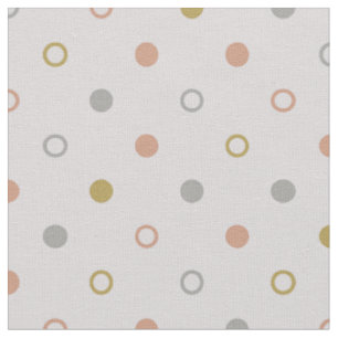 Retro farbenfrohe Polka Punkte geometrisches Muste Stoff