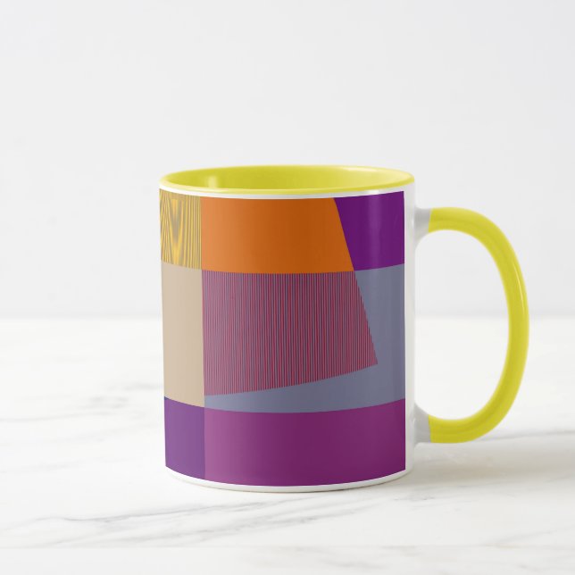 Retro Farbenfrohe Pop Tasse (Rechts)