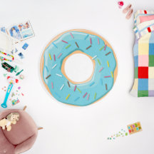 Retro-farbige Donut-Muster Minimalist Party-Spaß