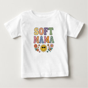 Retro Farbige Karierte Soft Mama PNG - Vintage Baby T-shirt