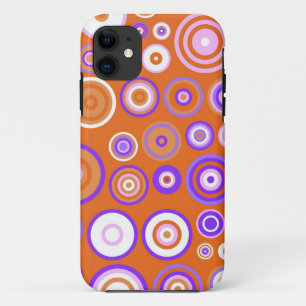 Retro farbige Kreise nahtlose Grafik Case-Mate iPhone Hülle