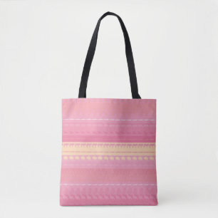 Retro Farbige Tiere Moderne Streifen Muster #15 Tasche